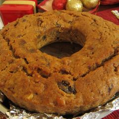 A picture of Boozy Christmas Rich Fruit Bundt Cake - My Way!.