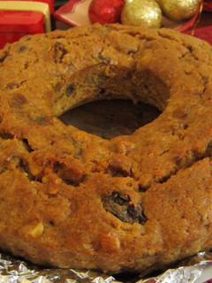 A picture of Boozy Christmas Rich Fruit Bundt Cake - My Way!.