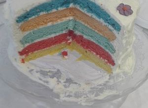 Foto principal de Rainbow cake. Tarta arco iris