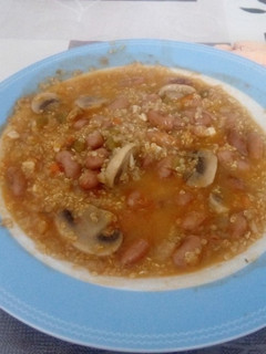Una foto de Pintas con quinoa
