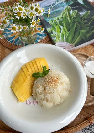 Hình của món Xôi Xoài Cốt Dừa 🥭🥥.