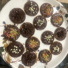 A picture of Nutella Biscuits-made by my daughter.