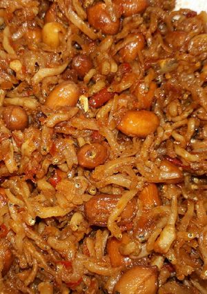 Foto resep Teri kacang balado