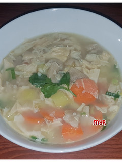 Foto resep Sop Bening Tetelan Kembang Tahu