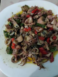 Foto resep Tumis Cumi asin kecombrang