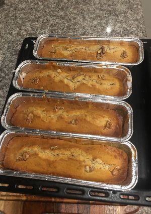 Una foto de Budín de pasas y nueces