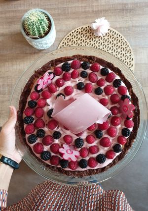Une photo de Tarte Octobre rose