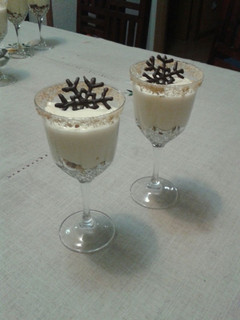 Una foto de Vasitos de crema mascarpone