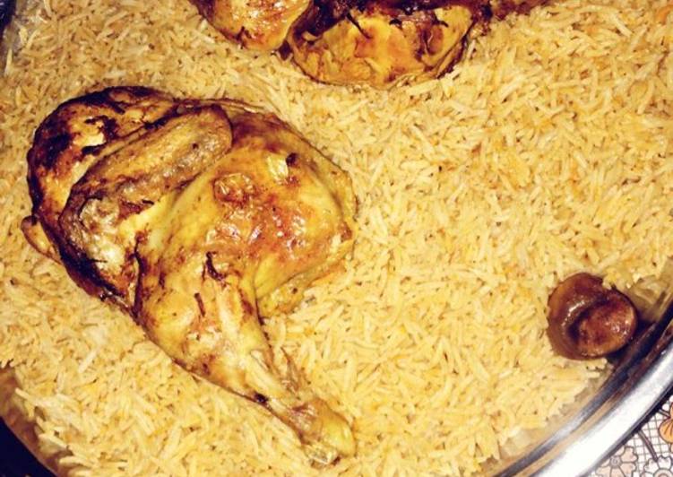 كبسة دجاج ولا ألذ 😋♥️
