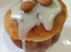 Una foto de Pan dulce saludable individual:sin harina y sin azúcar! 🎄🎅🤶🥂