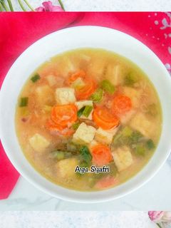 Foto resep Sup Wortel Tahu