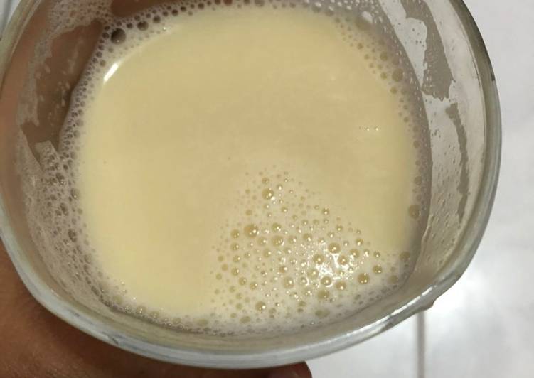 Bagaimana Menyiapkan No sugar soy milk yang Lezat