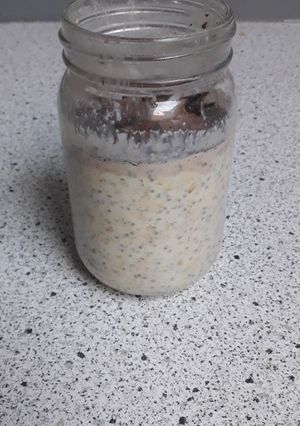 Une photo de Pudding de chia de banane et noisette