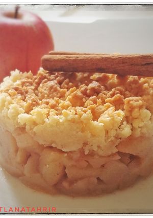 Une photo de Crumble d'amandes et pommes