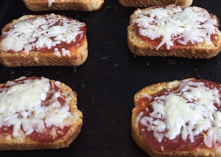 Easiest Way to Make Super Quick Homemade Texas toast pizza #mycookbook