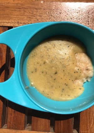 Foto resep Mpasi 7 bulan ikan gindara, nasi, zuchini,butternutsquash