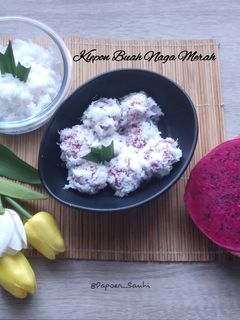 Foto resep Klepon Buah Naga Merah