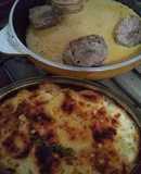 Peceto a la pimienta. Con milhojas de papa