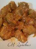 Lomo de cerdo al curry de lima