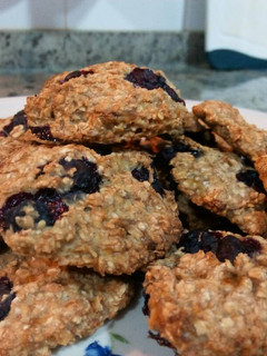 Una foto de Galletas de avena veganas sin huevo, sin leche, sin harinas