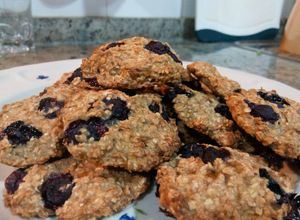 Foto principal de Galletas de avena veganas sin huevo, sin leche, sin harinas