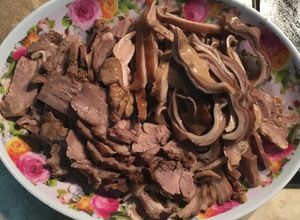 Hình của món Bao tử heo khìa nước dừa.