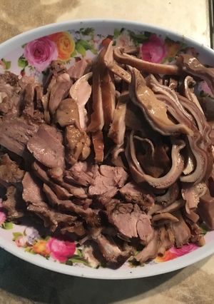 Hình của món Bao tử heo khìa nước dừa.
