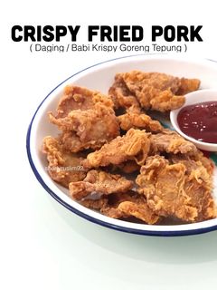 Foto resep Babi Crispy Goreng Tepung / Daging Goreng Tepung