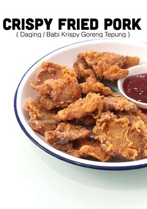Foto resep Babi Crispy Goreng Tepung / Daging Goreng Tepung