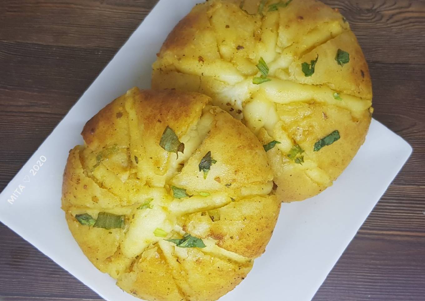 Korean garlic bread ekonomis (takaran sendok)