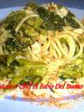 Spaghetti con Broccoli Neri al Profumo di Pane Profumato