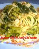Spaghetti con Broccoli Neri al Profumo di Pane Profumato