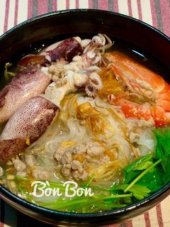 Hình của món Hủ Tíu Mực.