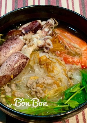 Hình của món Hủ Tíu Mực.