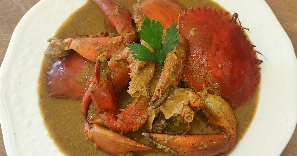 Kepiting Telur Santan Pedas (Versi Kuah Kare)