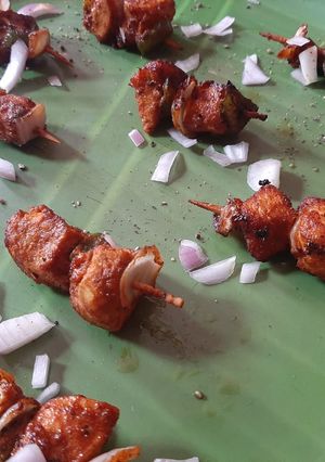A picture of Chicken sticks.