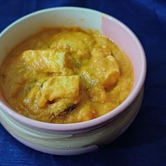 A picture of Paneer butter masala.