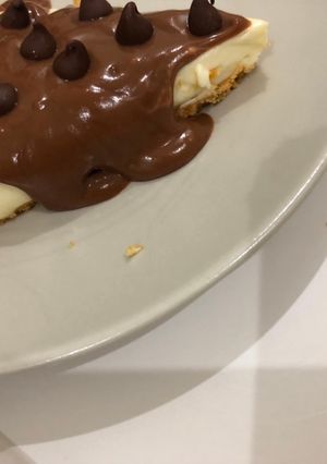 صورة لوصفة تشيز كيك بارد بالشوكولاته