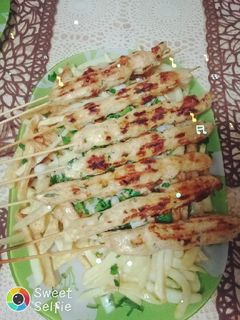 صورة لوصفة كباب دجاج 🍗