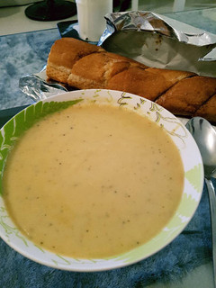 A picture of Special Leek and Potato soup.