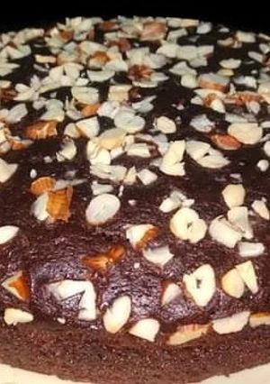A picture of Eggless Chocolate Cake.