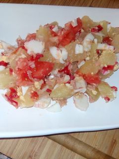 Una foto de Papas aliñas
