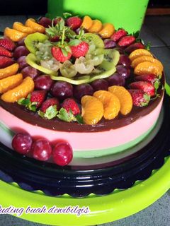 Foto resep Puding buah tart ultah
