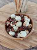Billes de mozzarella marinées
