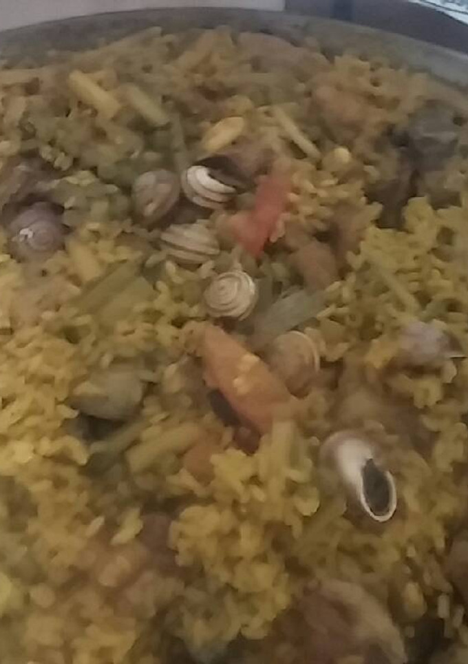 Una foto de Arroz a la lumbre