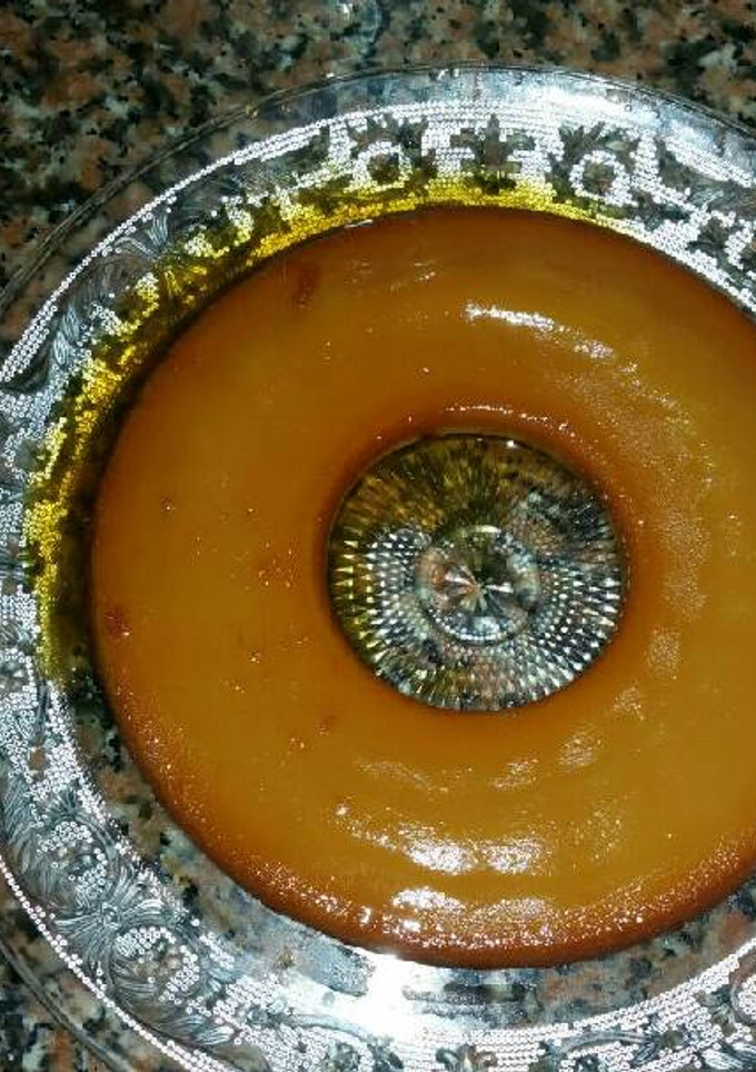 Una foto de Flan de galletas