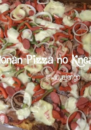 Foto resep Pizza No Knead/Tanpa Ulen