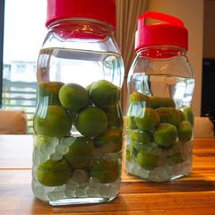 Umeshu - Japanese plum wine A picture of Umeshu - Japanese plum wine.