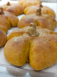 Una foto de Panecillos de Calabaza