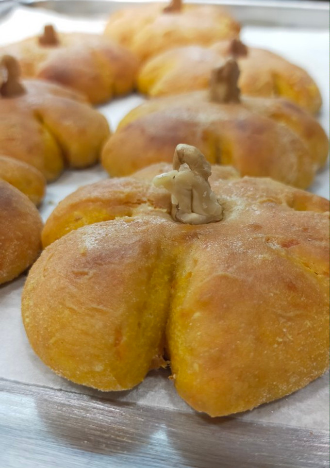 Una foto de Panecillos de Calabaza